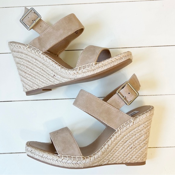 Steve Madden Shoes Steve Madden Uri Espadrille Wedge Sandal Tan